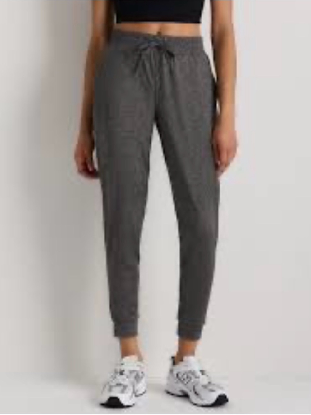 Quince Heather Charcoal Drawstring Joggers